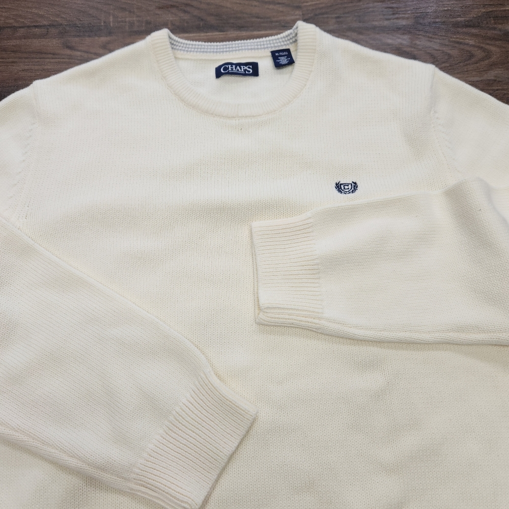 Chaps White Sweater